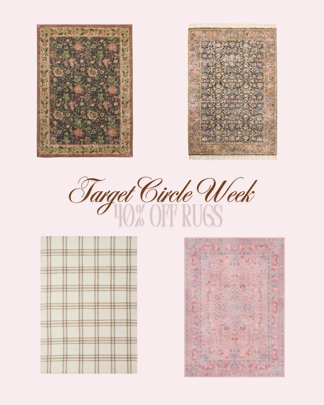 Target circle deal of the day - 40% off rugs #sale

#LTKSaleAlert #LTKHome