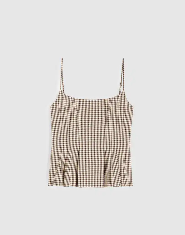 Darted Peplum Cami Top | Madewell