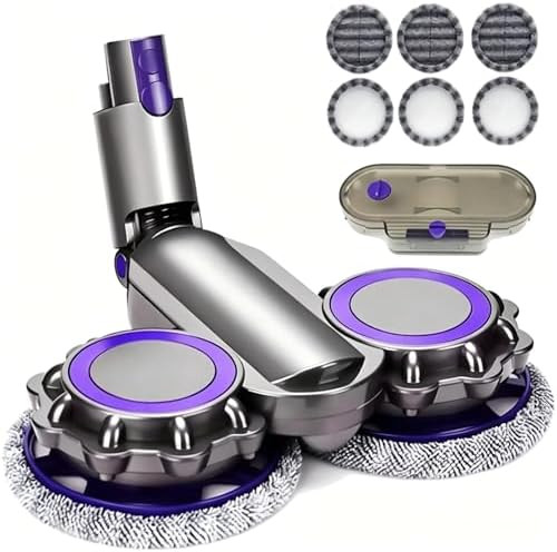 Electric Mop Head Attachment Compatible with Dyson V6 V7 V8 V11 V10 Vacuum Cleaner Attachment wit... | Amazon (US)
