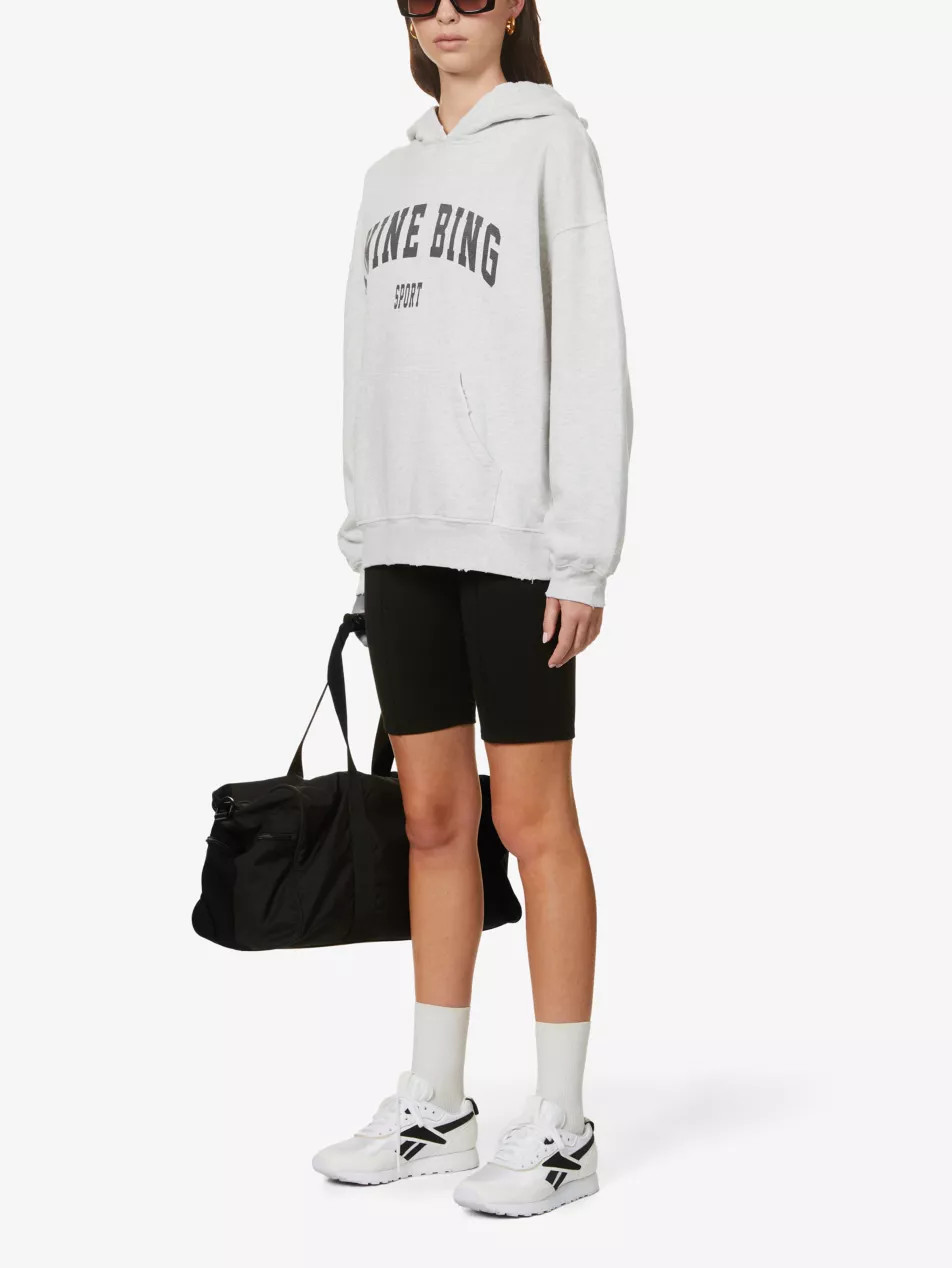 Harvey logo-print cotton-jersey hoody | Selfridges