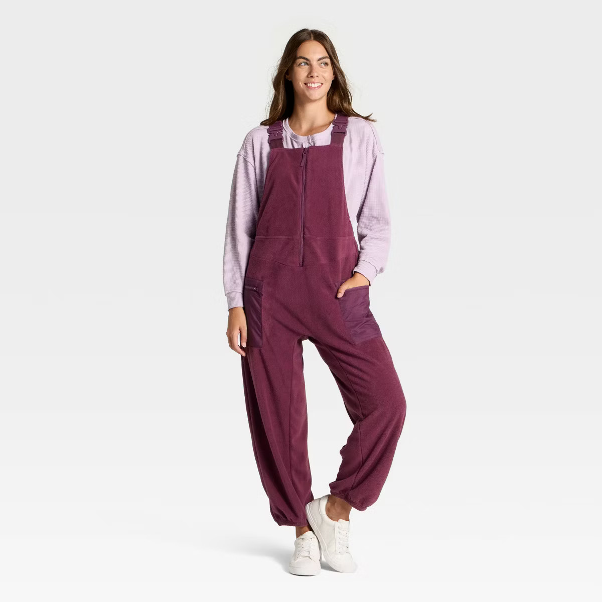 Women's High Pile Fleece Overalls - JoyLab™ | Target