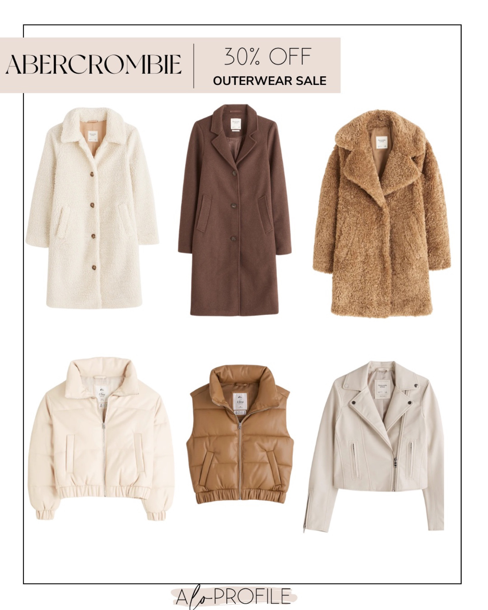 Abercrombie annual outerwear sale is here! 30% off coats & jackets now through 11/14. No code needed! 🖤

#LTKstyletip #LTKsalealert
