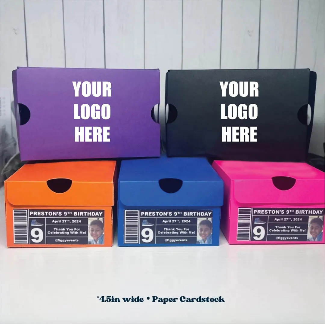 Custom Shoe Box Favors: Basketball Birthday Party Gift Boxes - Etsy | Etsy (Global)