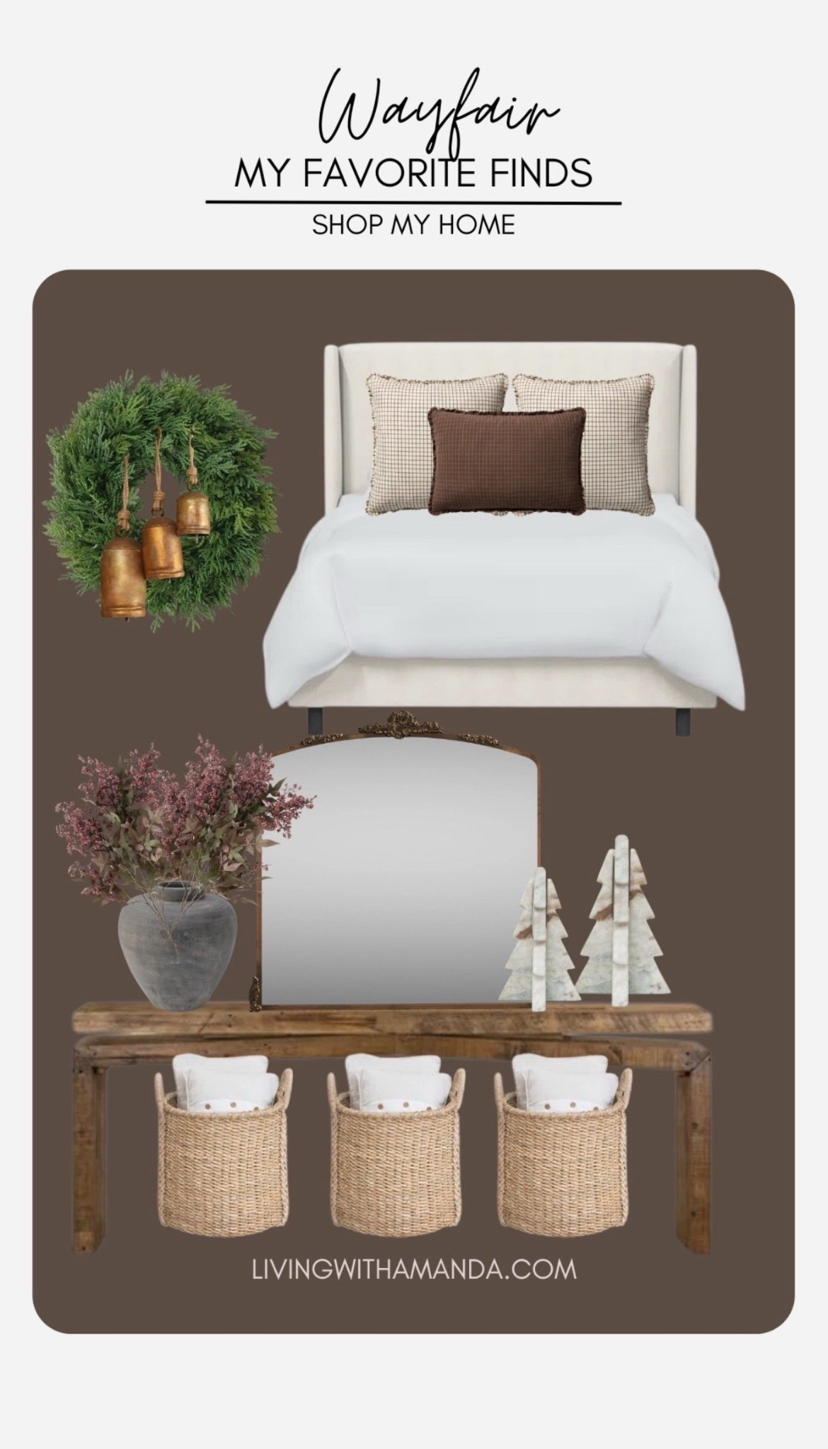 Tilly bed is on sale!!

Bring the magic of the holidays home with @Wayfair! ✨ From cozy living room accents to festive console table decor, I found everything to make our space feel warm and welcoming this season. 🎄

Shop my Wayfair holiday decor favorites — from garlands, wreaths, and ornaments to affordable Christmas home finds that transform your space into a winter wonderland. 🌟

#WayfairHoliday #LTKHome #LTKHoliday #LTKDecor #HolidayHomeDecor #ChristmasDecor #WayfairFinds #HomeStyling #CozyHome #HolidayInspo


#LTKHoliday #LTKSeasonal #LTKHome

#LTKSeasonal #LTKHome #LTKHoliday

#LTKCyberWeek #LTKGiftGuide #LTKHoliday
