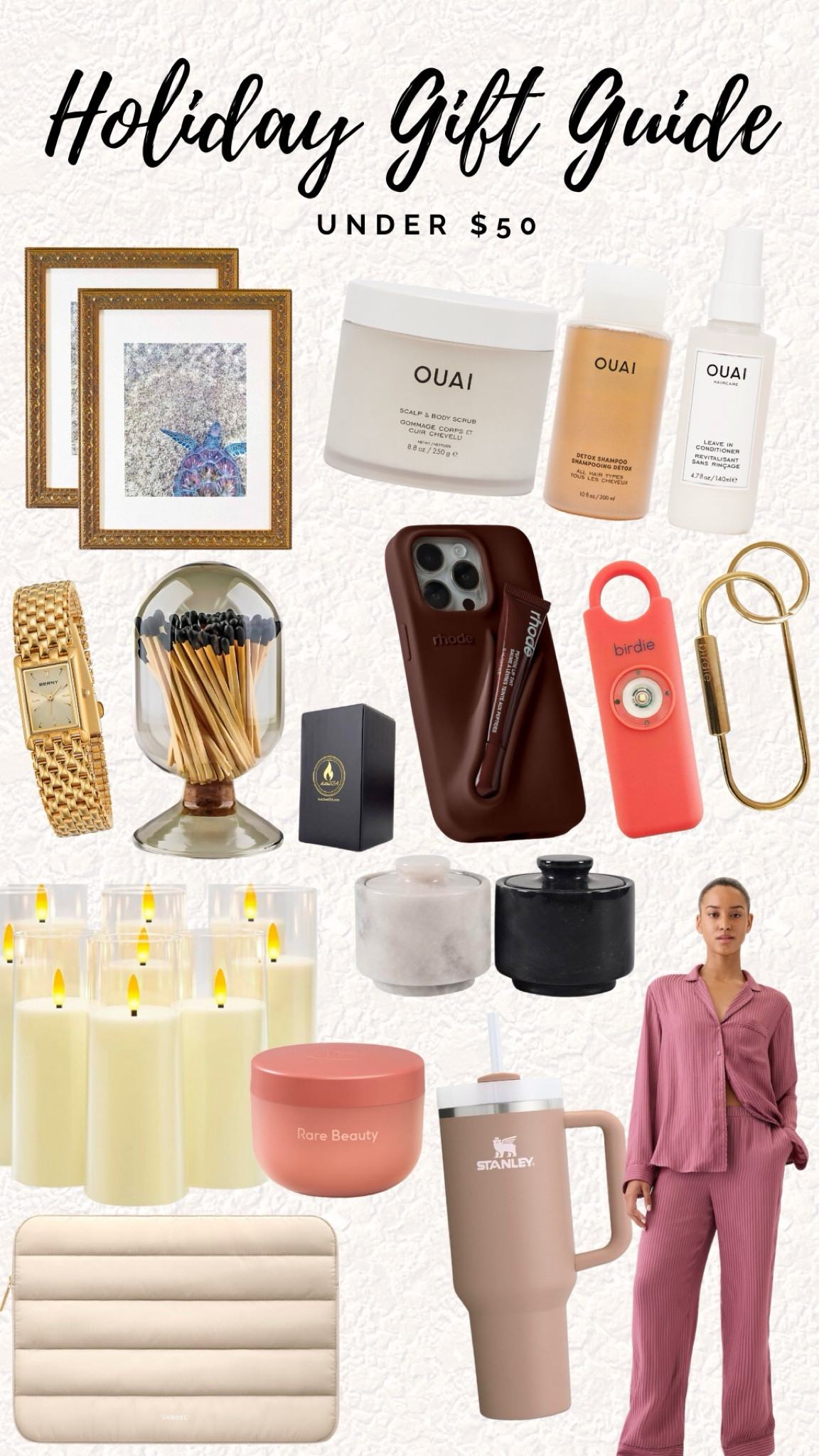 Holiday gift guide under $50 🎄

Holiday gift guide ideas, gift ideas under $50 cheap gift ideas, holiday gift ideas, reasonably priced gifts, gifts for $50 or less

#LTKGiftGuide #LTKHoliday #LTKFindsUnder50