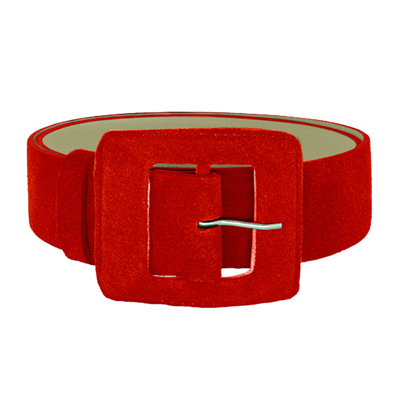 Red Square Buckle Belt | Wolf and Badger (Global excl. US)