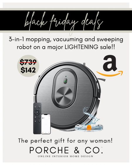 Amazon robot 3-in-1 mopping, vacuuming and sweeping on a MAJOR Black Friday sale with an additional $37 off coupon 🙌🏻 Perfect gift for Her 🤍 #amazon #robot #roomba

#LTKCyberWeek #LTKGiftGuide #LTKhome