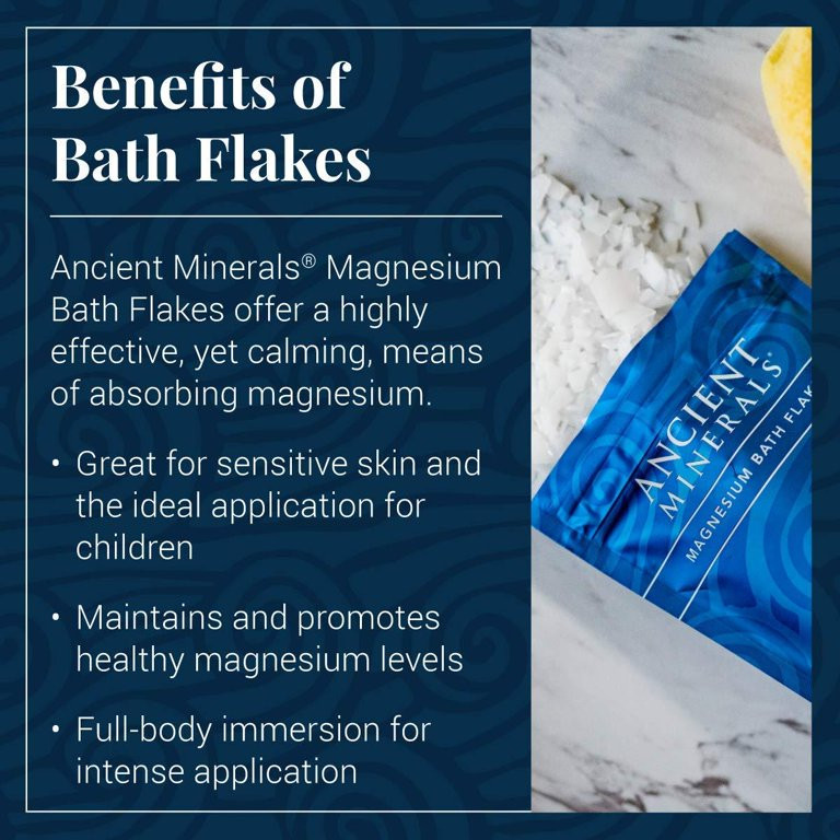 Magnesium Bath Flakes by Ancient Minerals (1.65lbs Flakes) - Walmart.com | Walmart (US)