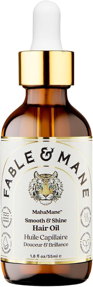 Fable and Mane MahaMane Smooth & Shine Hair Oil, Protective Hair Oil for Dry Damaged Hair and Gro... | Amazon (US)