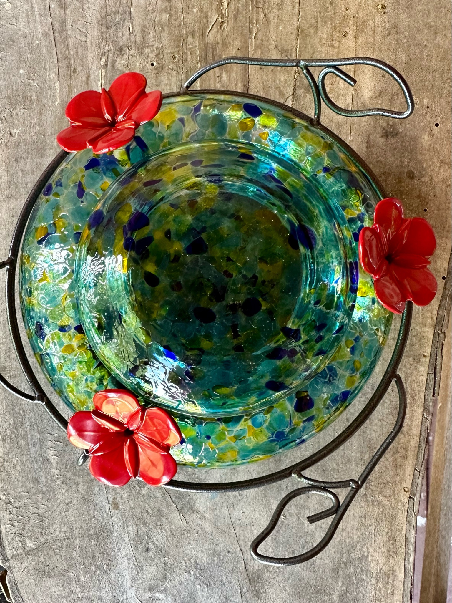 Add a beautiful touch of whimsy to your garden with this hand blown glass LED hummingbird feeder. 

#LTKSeasonal #LTKfamily #LTKhome