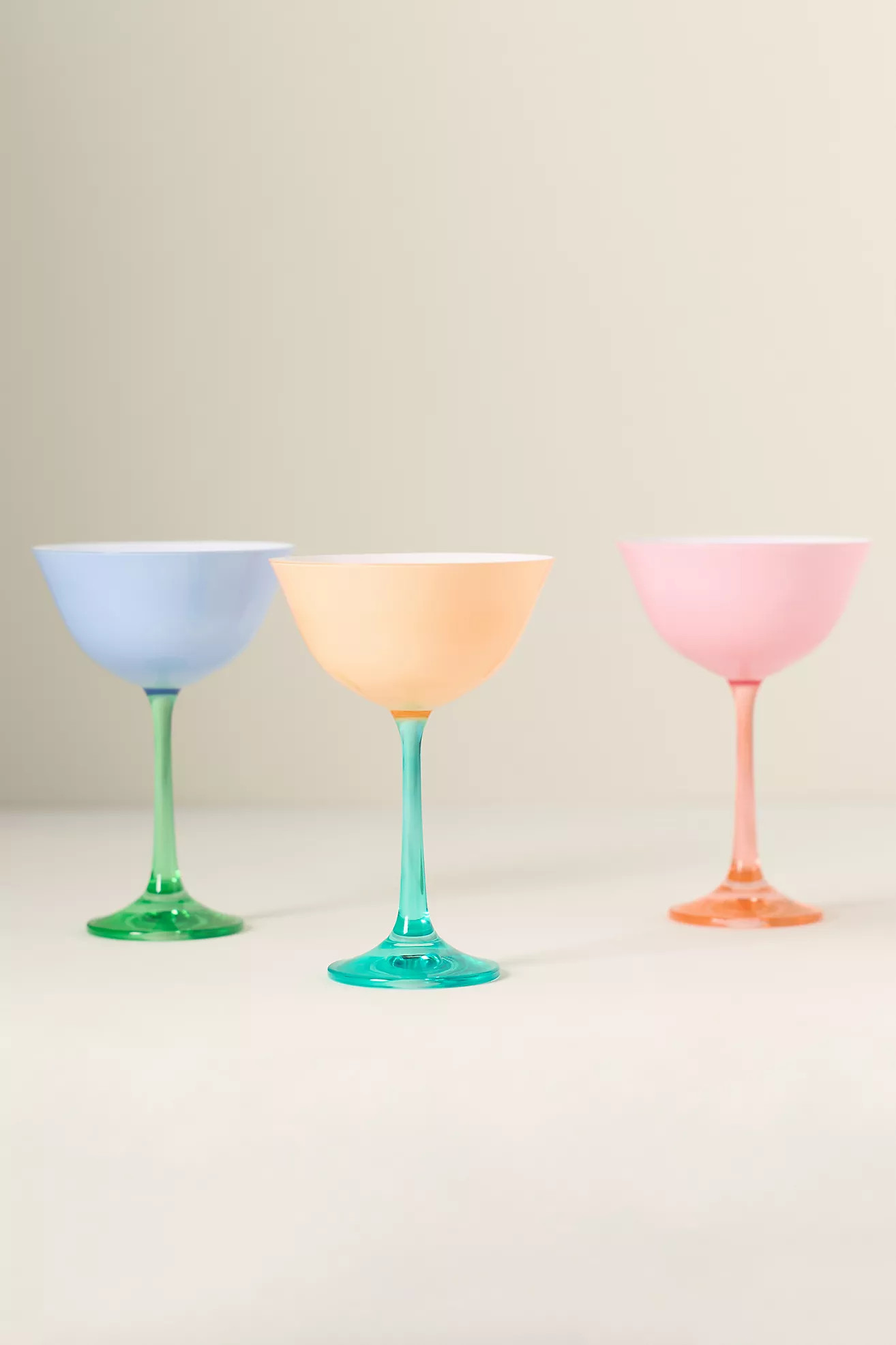 Pela Coupe Glasses, Set of 4 | Anthropologie (US)