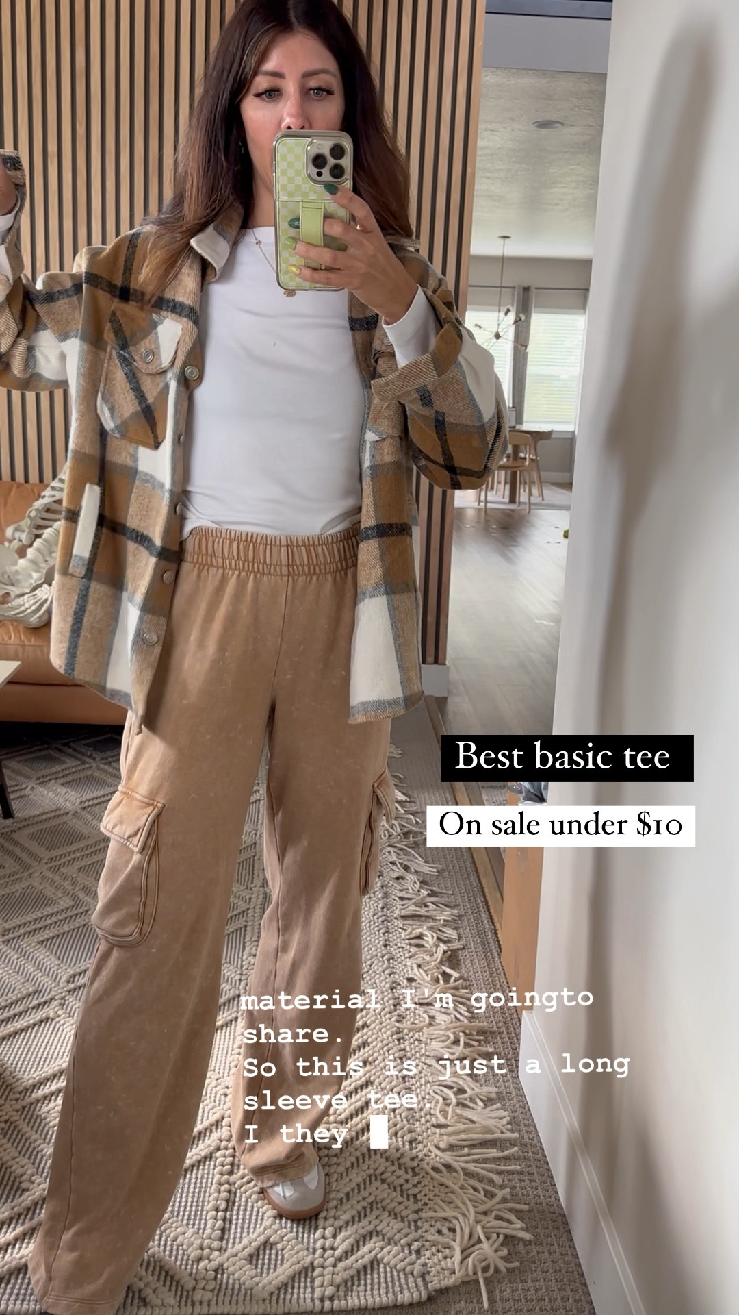 The best basic tee on sale under $10 I’m wearing a size small (tts)! #casuallook #basictee #targetfinds #falllook 

#LTKsalealert #LTKSeasonal #LTKstyletip