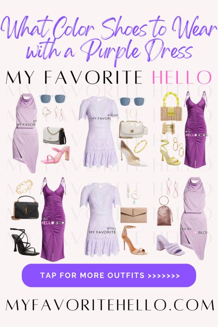 Purple dress outfits, purple dresses 

#LTKwedding #LTKshoecrush #LTKparties