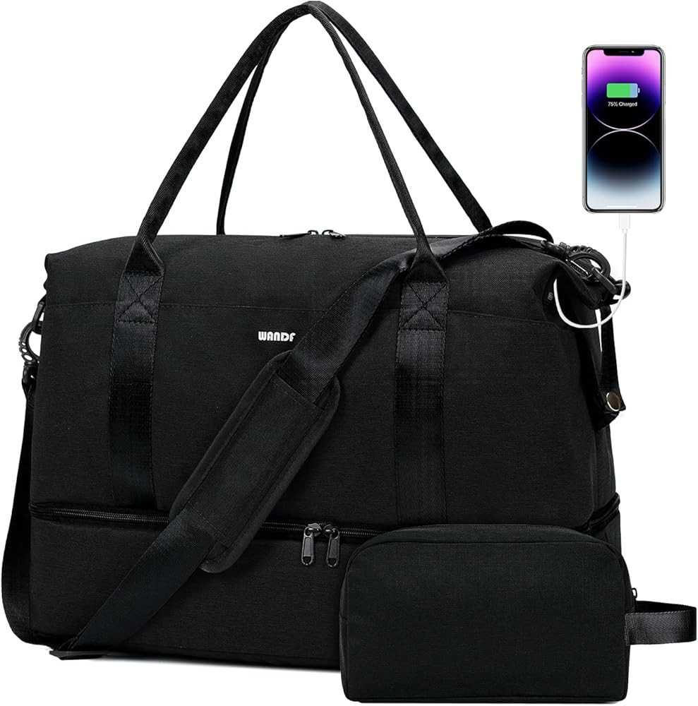 For Spirit Airlines 18x14x8 Personal Item Bag Underseat Carry On Bag with Wet Pocket & Shoe Compa... | Amazon (US)