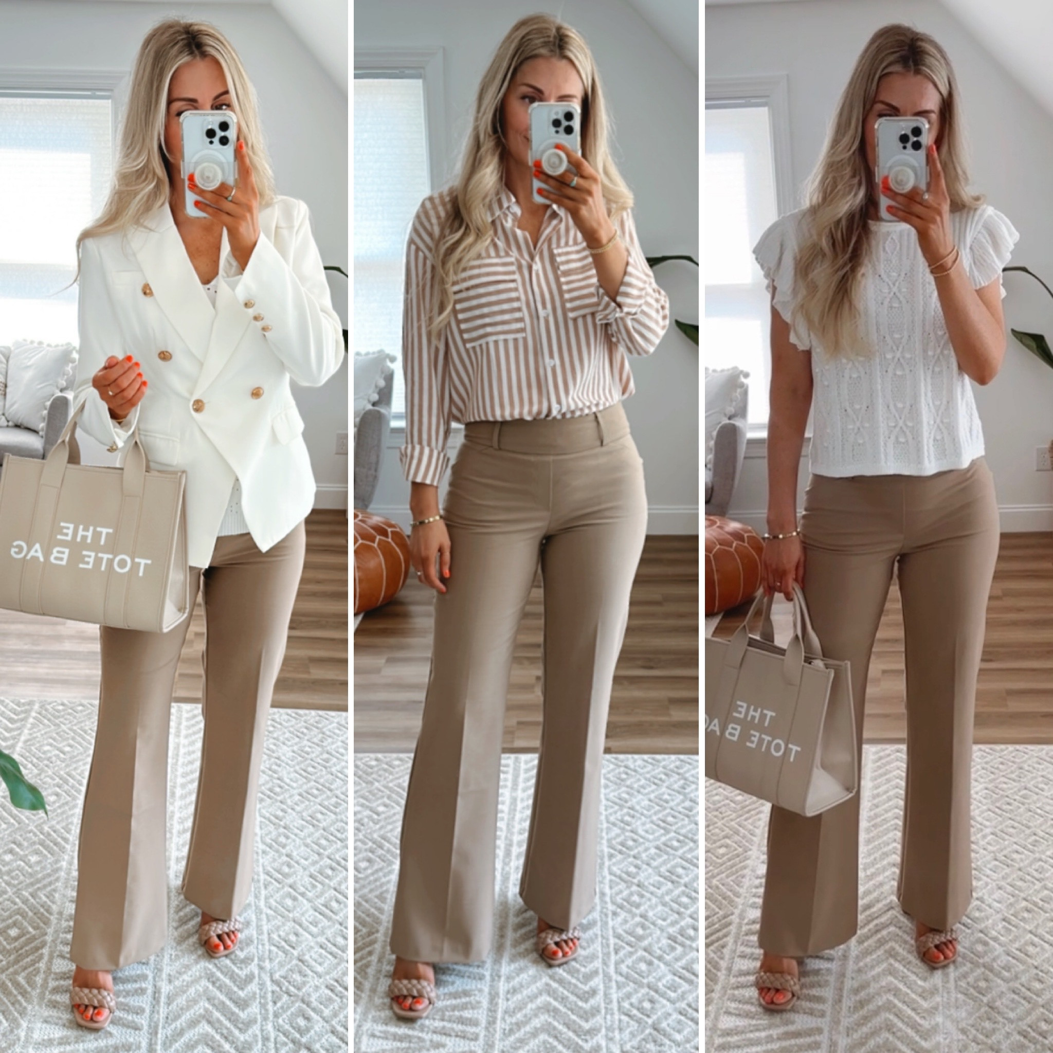 Amazon work wear outfits for the office. These pull-on business pants are a perfect fit. I’m wearing size 6 and they’re stretchy! 

#LTKunder50 #LTKstyletip #LTKworkwear
