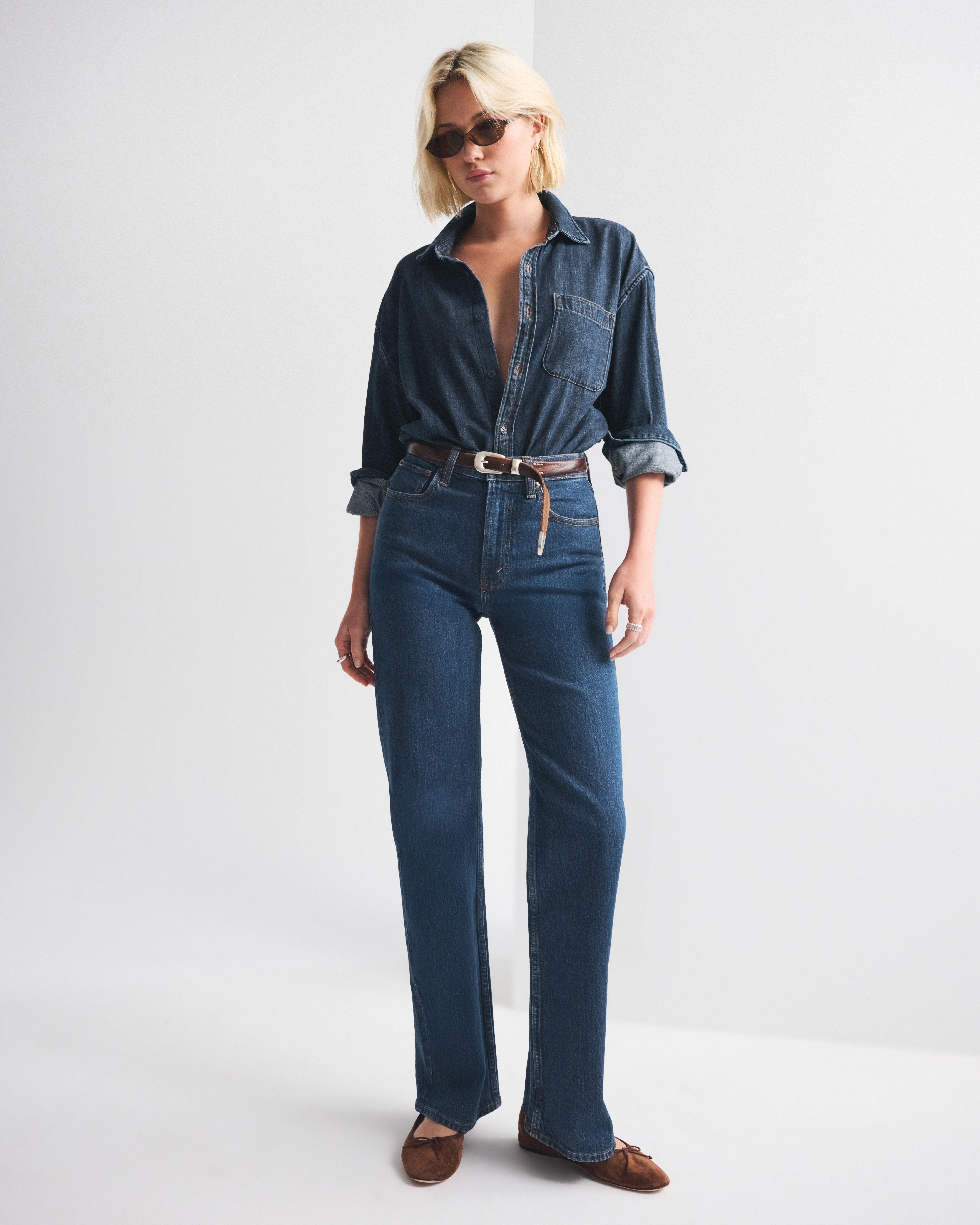 High Rise 90s Relaxed Jean | Abercrombie & Fitch (US)