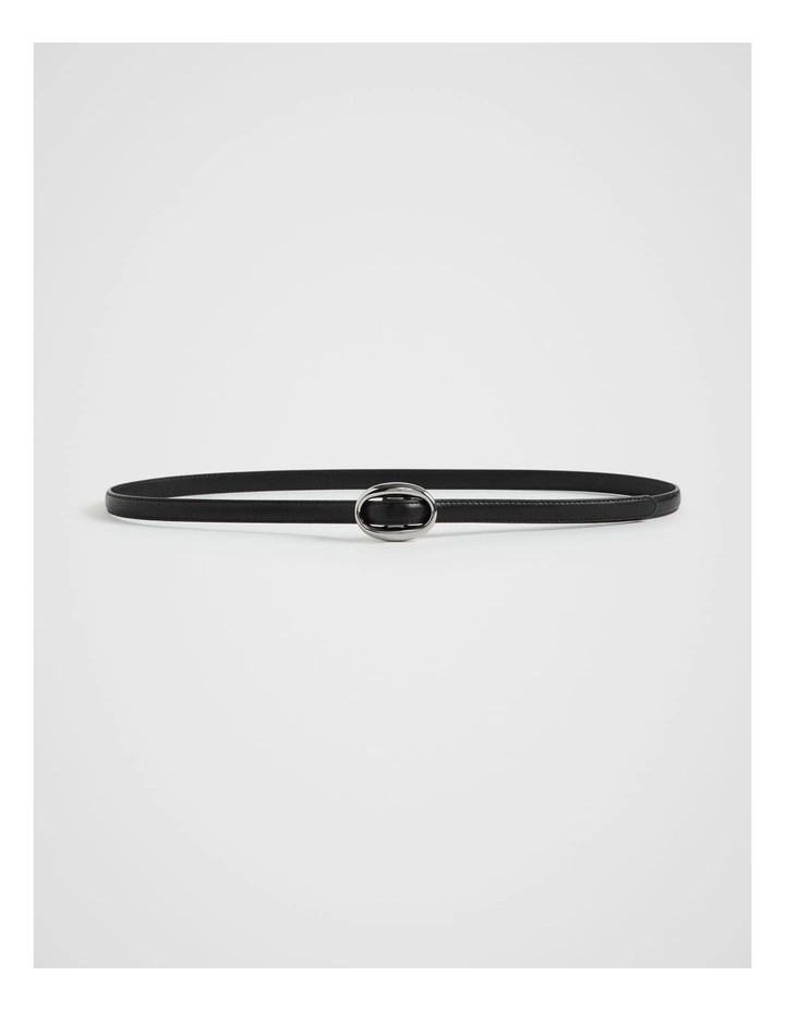 Seed HeritageCarmen Oval Bucklet Belt in Black | Myer