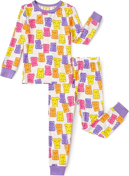 Amazon.com: PATPAT Bamboo Viscose Pajama Sets for Toddler Boys & Girls Baby Kids, Ultra-soft Snug... | Amazon (US)