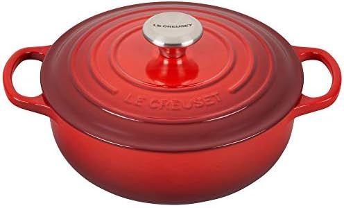 Le Creuset Enameled Cast Iron Signature Sauteuse Oven, 3.5 qt, Cerise | Amazon (US)