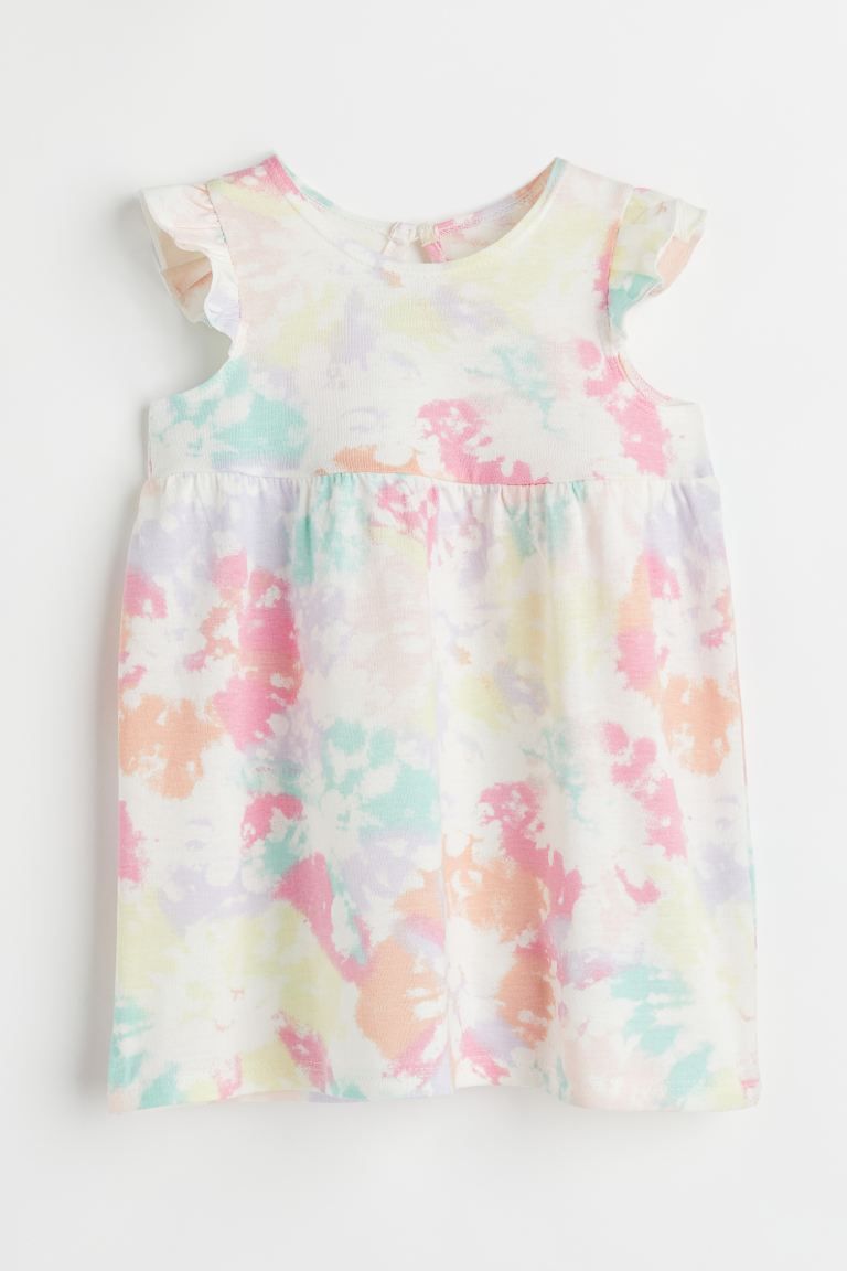 Ruffle-trimmed Jersey Dress | H&M (US + CA)