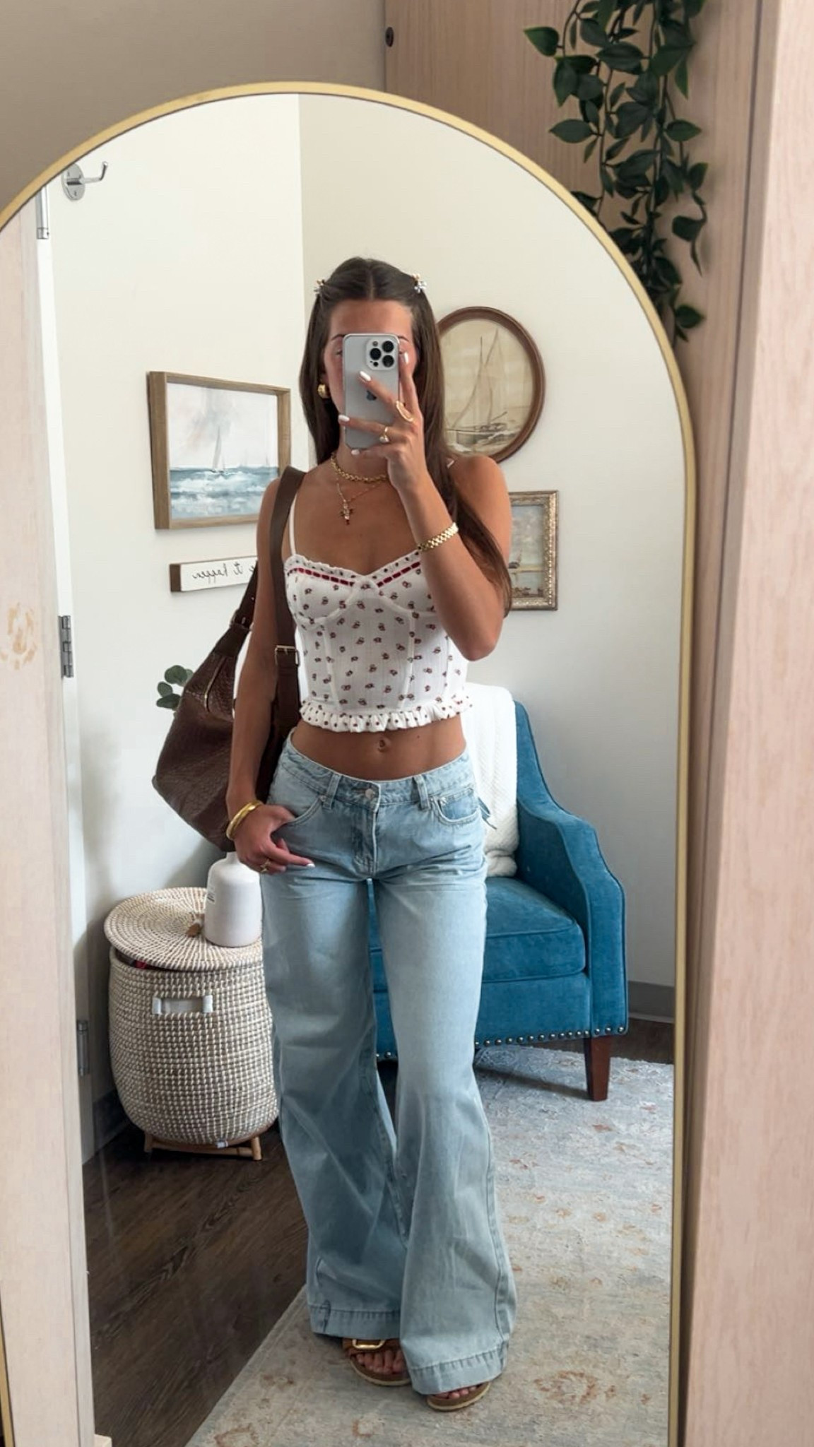 summer jeans outfit!