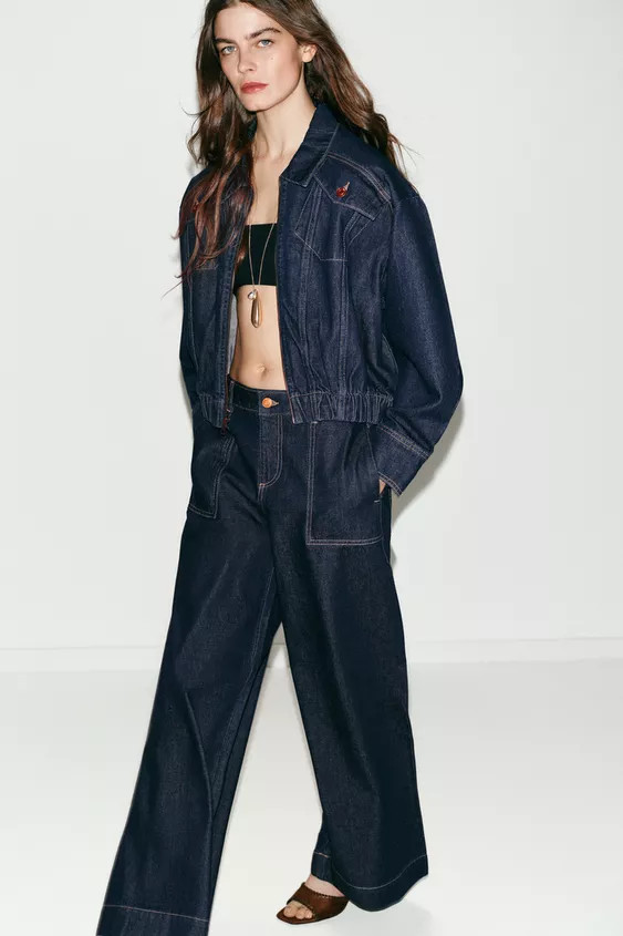 Z1975 BOMBERJACKE AUS JEANSSTOFF | Zara DE