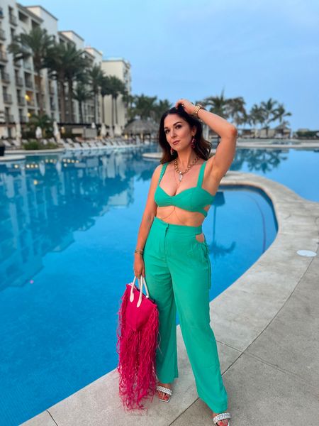 Princess jasmine vibes in this fun two piece set from Revolve! Definitely a fun look for a tropical vacay! 

Two piece set, vacation outfit, crop top 

#LTKstyletip #LTKFind #LTKtravel