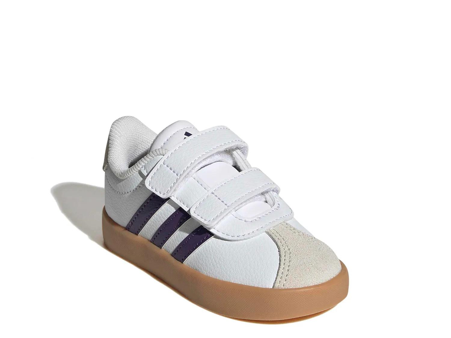 adidas VL Court 3.0 Sneaker Kids' | Boys | Girl's | White | Size 7.5 Toddler | Sneakers | DSW