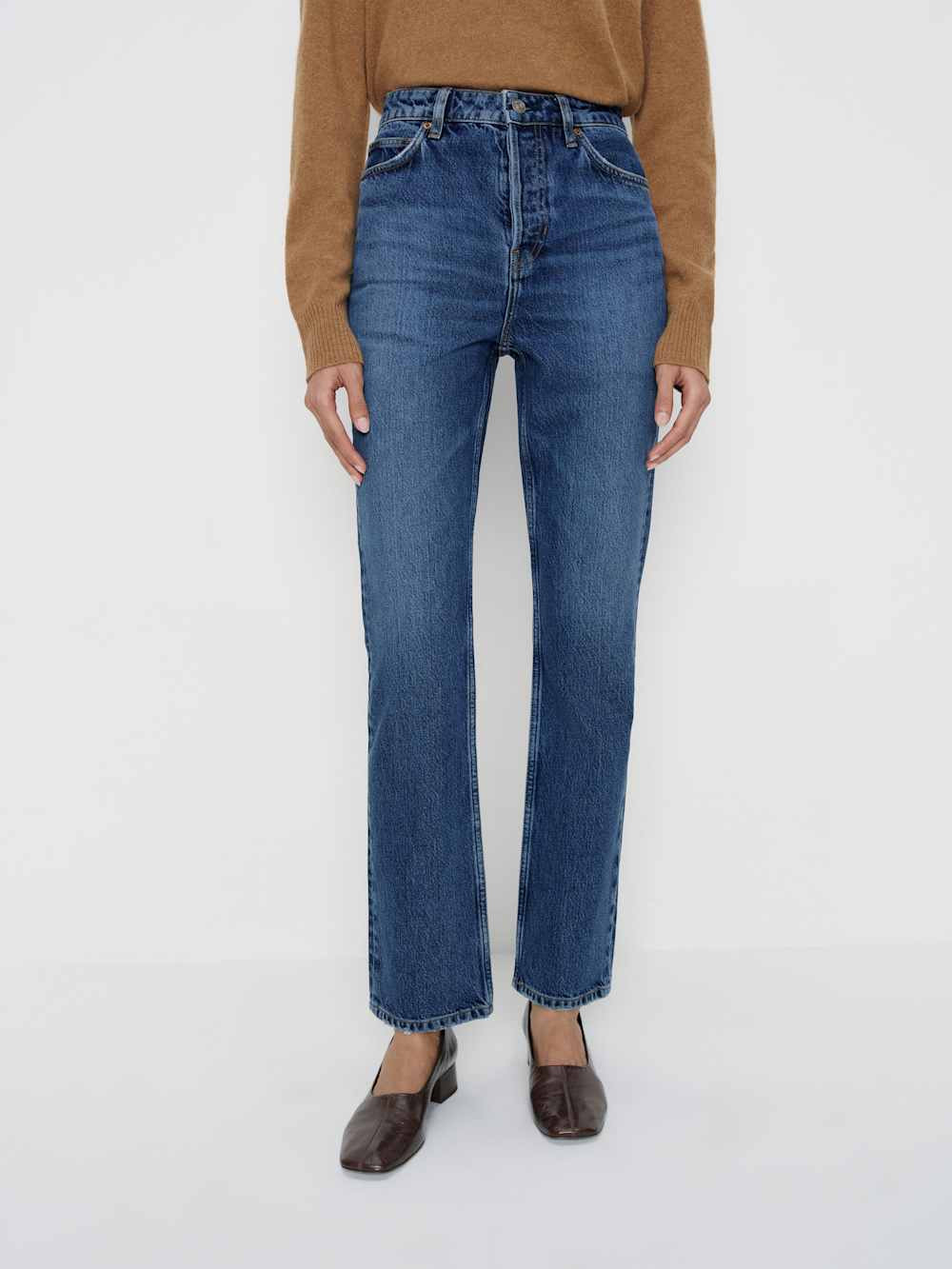 Cynthia High Rise Straight Jeans | Reformation (Global)