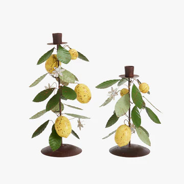 Lemon Taper Holders | Dear Keaton