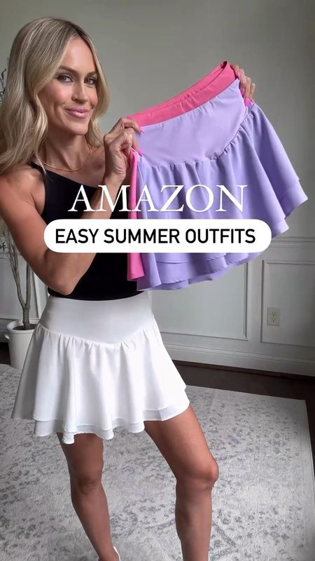 Easy summer outfits from Amazon! (Sneakers not from Amazon but linked below) wearing xs in these tennis skirts - love the double layer and waistband detail!


#LTKSeasonal #LTKFindsUnder50 #LTKOver40