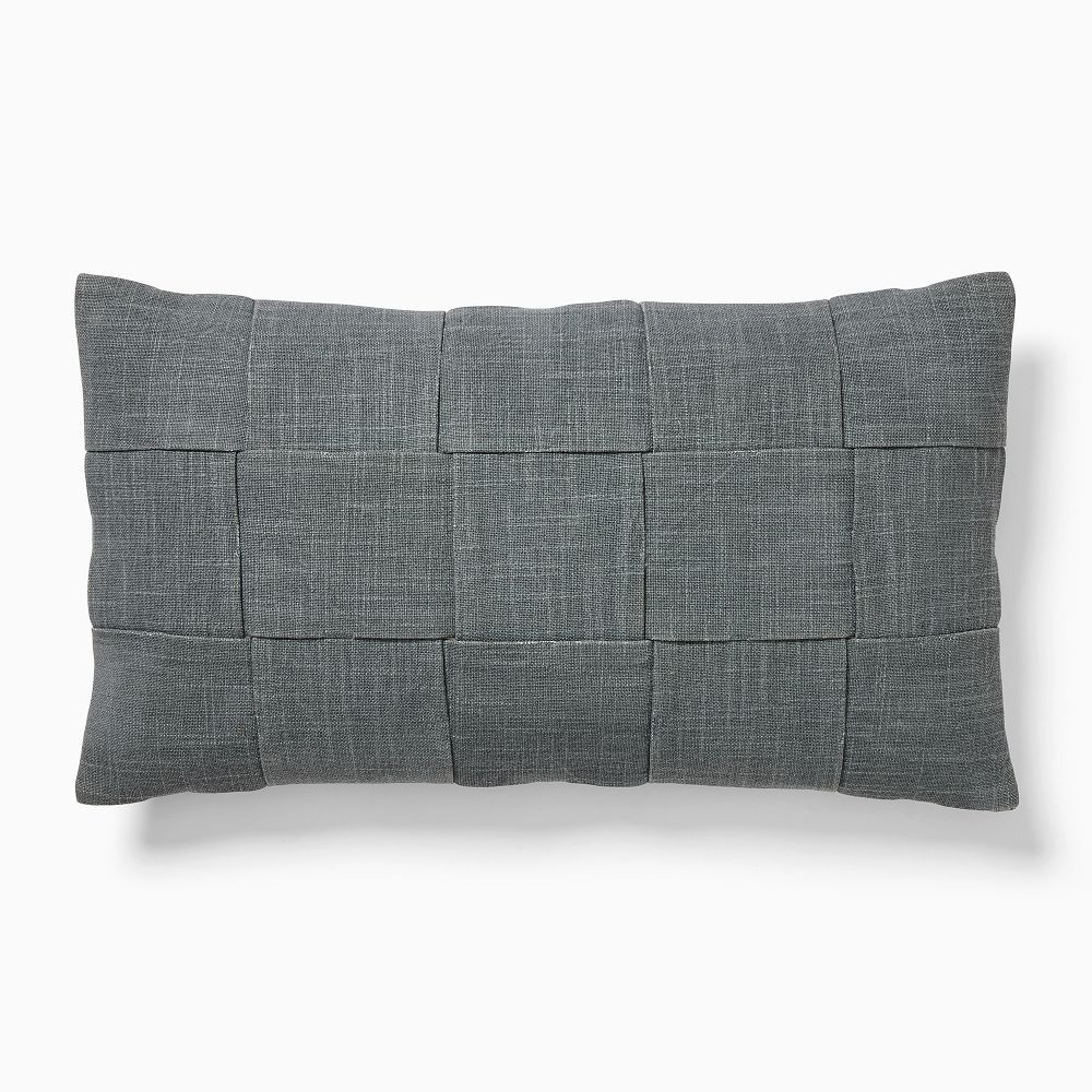 Washed Basketweave Pillow Cover | West Elm (US)