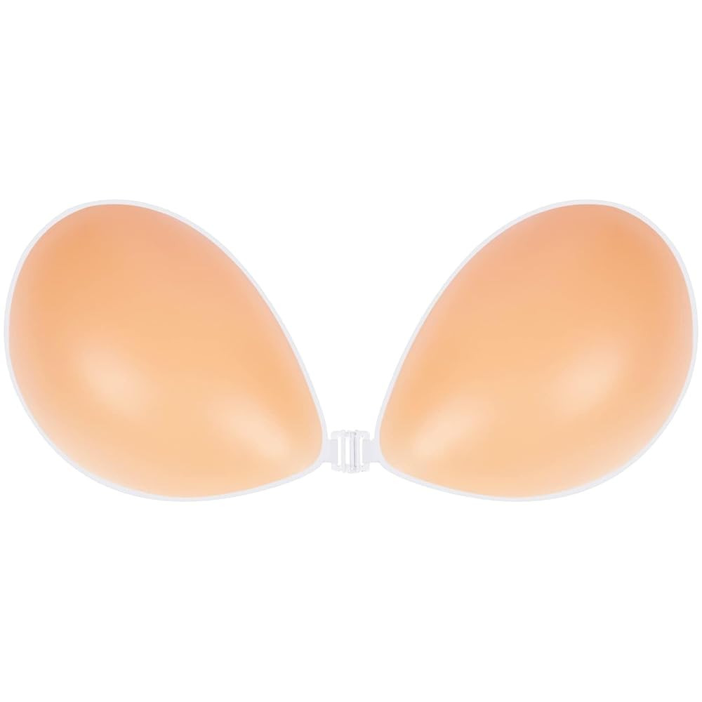 Niidor Adhesive Strapless Bra for Women Sticky Invisible Push up Silicone Bra for Backless Dress ... | Amazon (US)