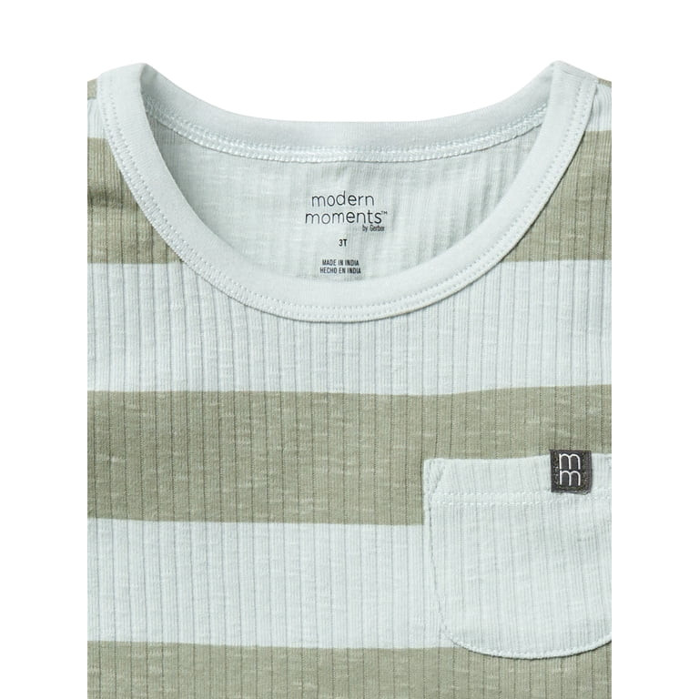 Modern Moments by Gerber Toddler Boy Organic Tank Top With Pockets, Sizes 12M-5T | Walmart (US)