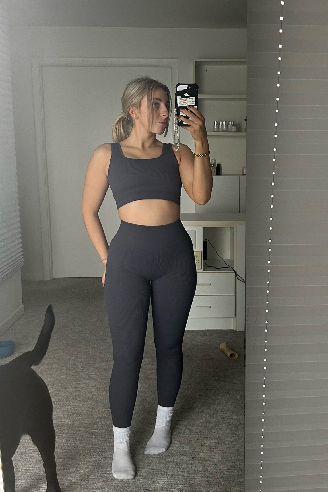 Activewear set, Amazon activewear set, athletic set, ribbed activewear, affordable activewear set, charcoal gray activewear, ribbed activewear, leggings sports bra set

#LTKunder50 #LTKfit