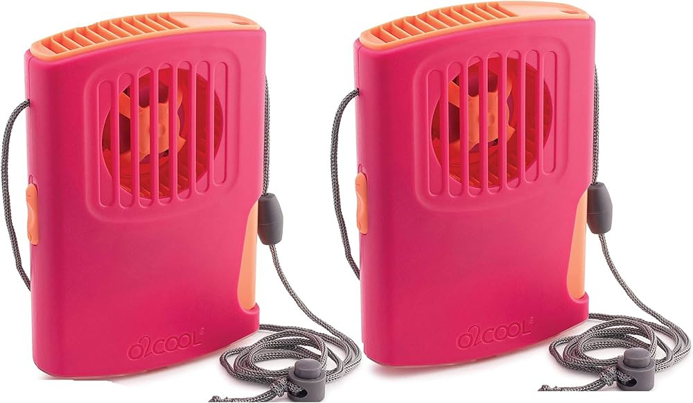 O2COOL Misting Necklace Fan - Portable, Battery Operated with Powerful Vertical Air Flow for Quie... | Amazon (US)
