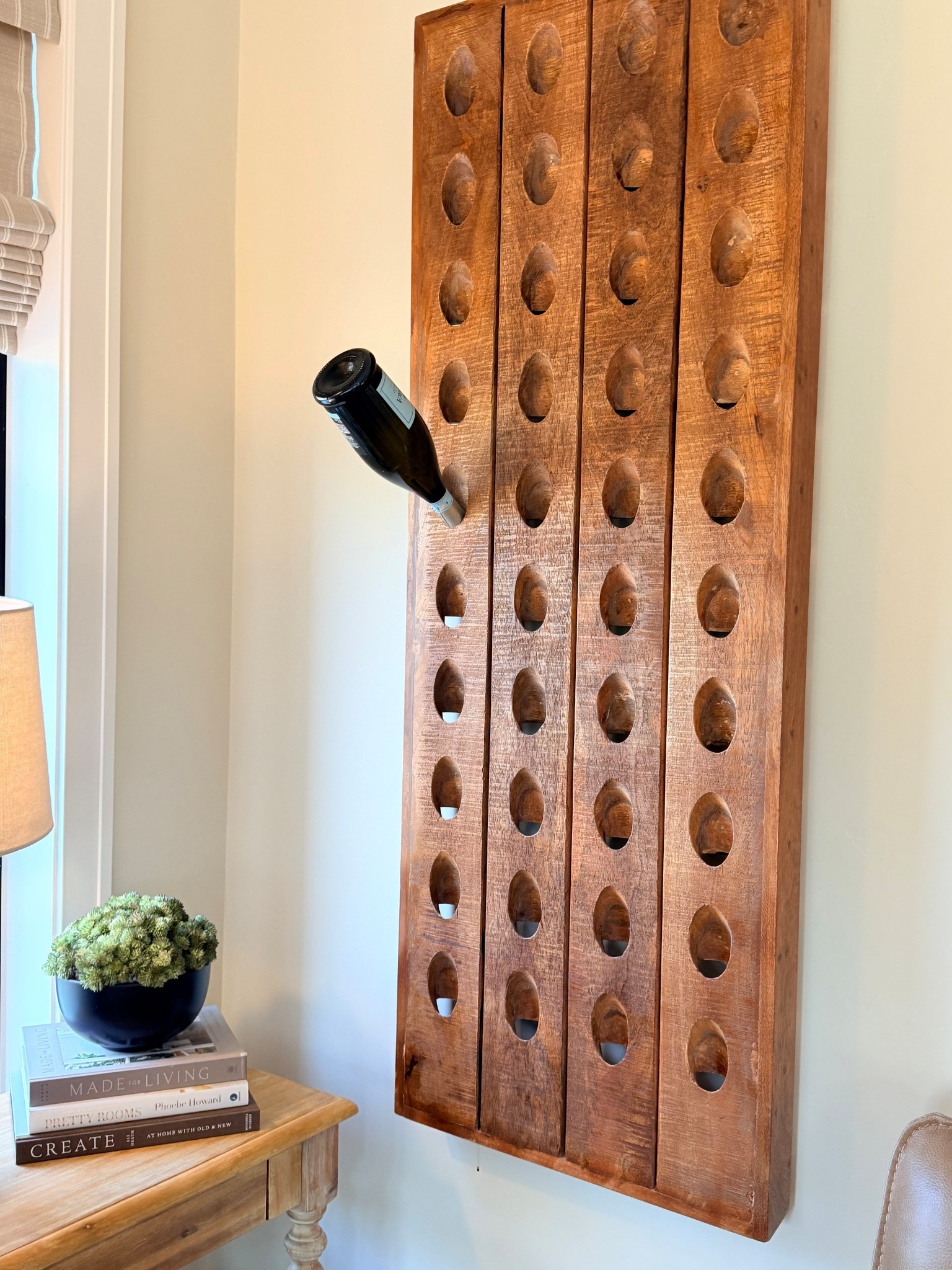 My Pottery Barn wine holding rack!! 🍷🤍

#LTKHome