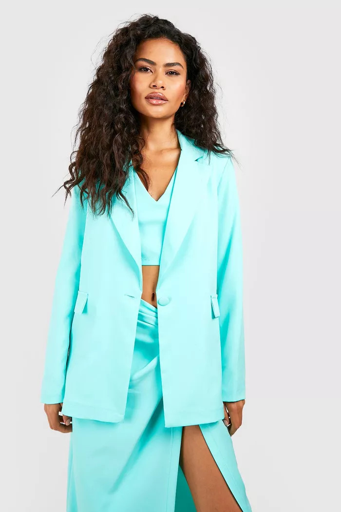 Relaxed Fit Tailored Blazer | boohoo (US & Canada)