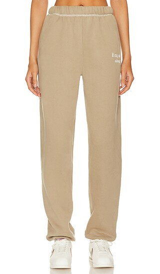 Emphathy Always Sweatpants in Mocha | Revolve Clothing (Global)