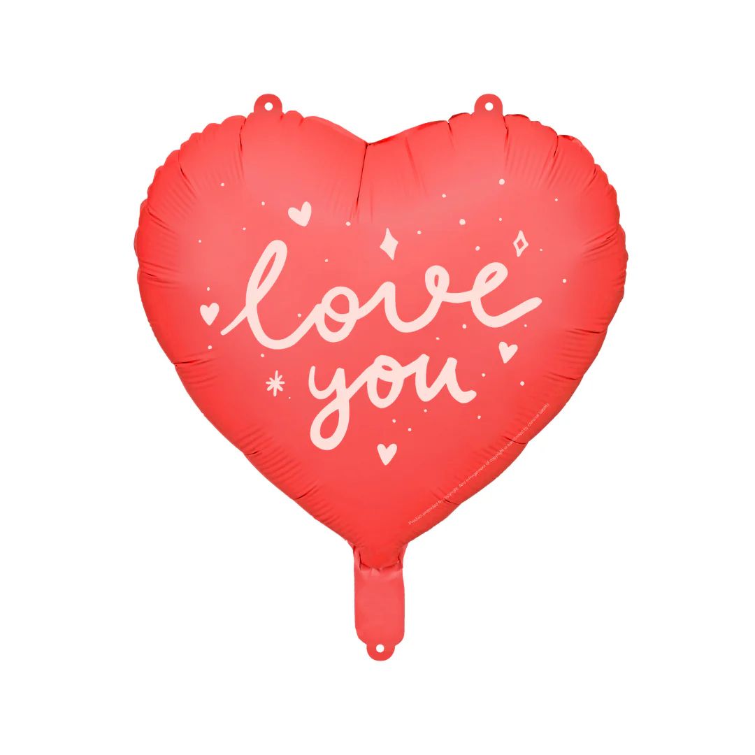 I Love You Red Heart Balloon | Ellie and Piper