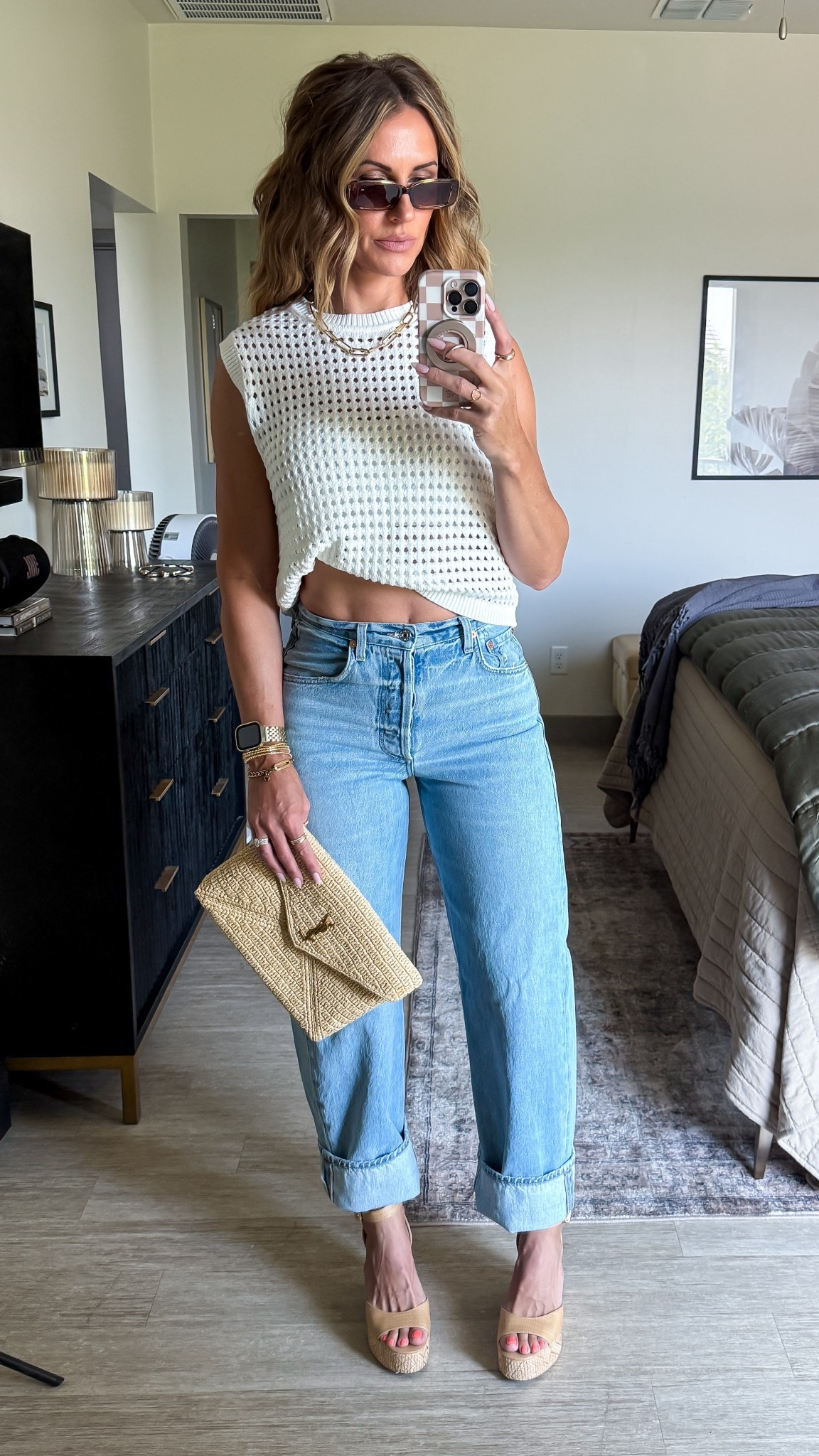 These jeans run large. Size down one size for a relaxed fit or two sizes for more fitted (I went down two sizes)  

#LTKItBag #LTKStyleTip #LTKOver40