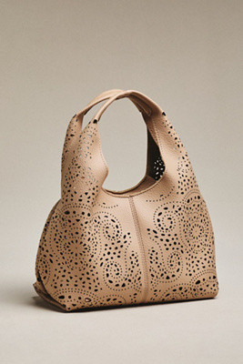 Melie Bianco Perforated Mini Hand Bag | Anthropologie (US)