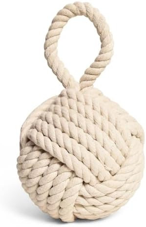 Decorative Door Stop, Weighted Door Stopper for Bottom of Doors, Rope Doorstop, Knot Nautical Doo... | Amazon (US)