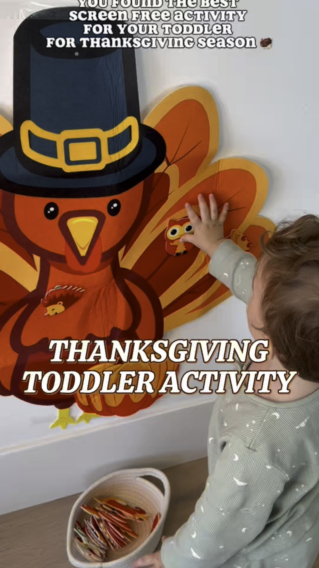 Thanksgiving screen free activity for your toddler!  🦃❤️

#LTKBaby #LTKKids #LTKFamily