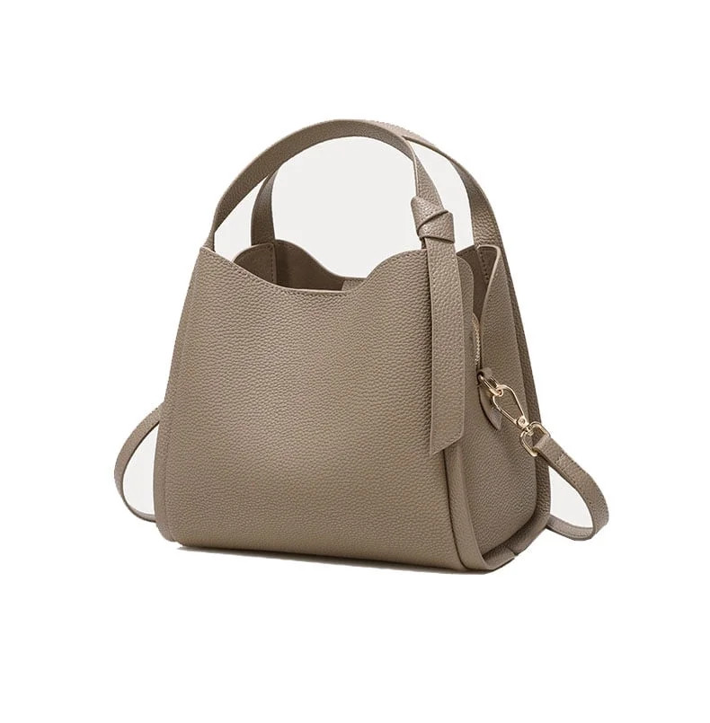 Genuine Leather Women's Bag Cowhide Wome's Handbag Medium Shoulder Purse | Walmart (US)