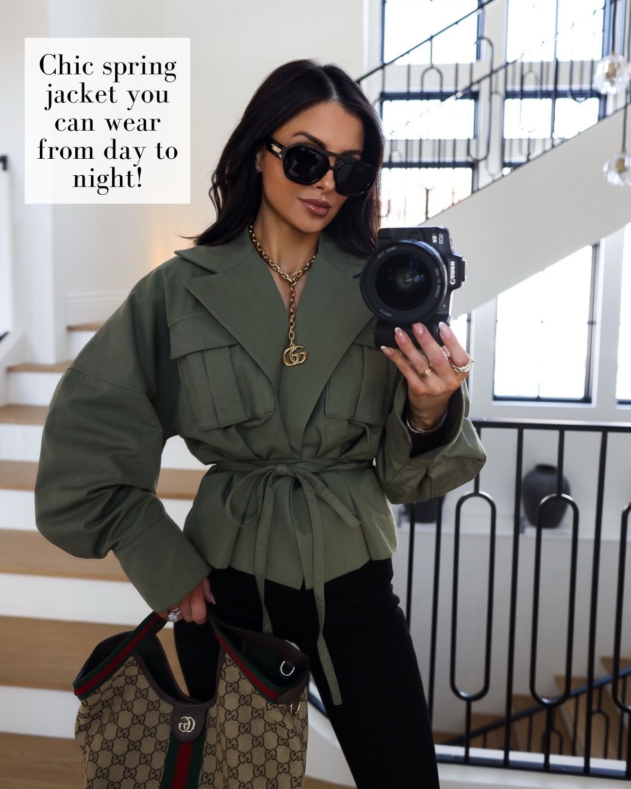 Weekly best seller on #miamiamine
Revolve cropped jacket wearing an xs
Veronica beard Beverly jeans wearing a 24
Gucci marmont pendant necklace
Gucci giglio handbag
Amazon sunglasses
Date night outfit / spring transition outfit 

#LTKPetite #LTKootd #LTKOver40