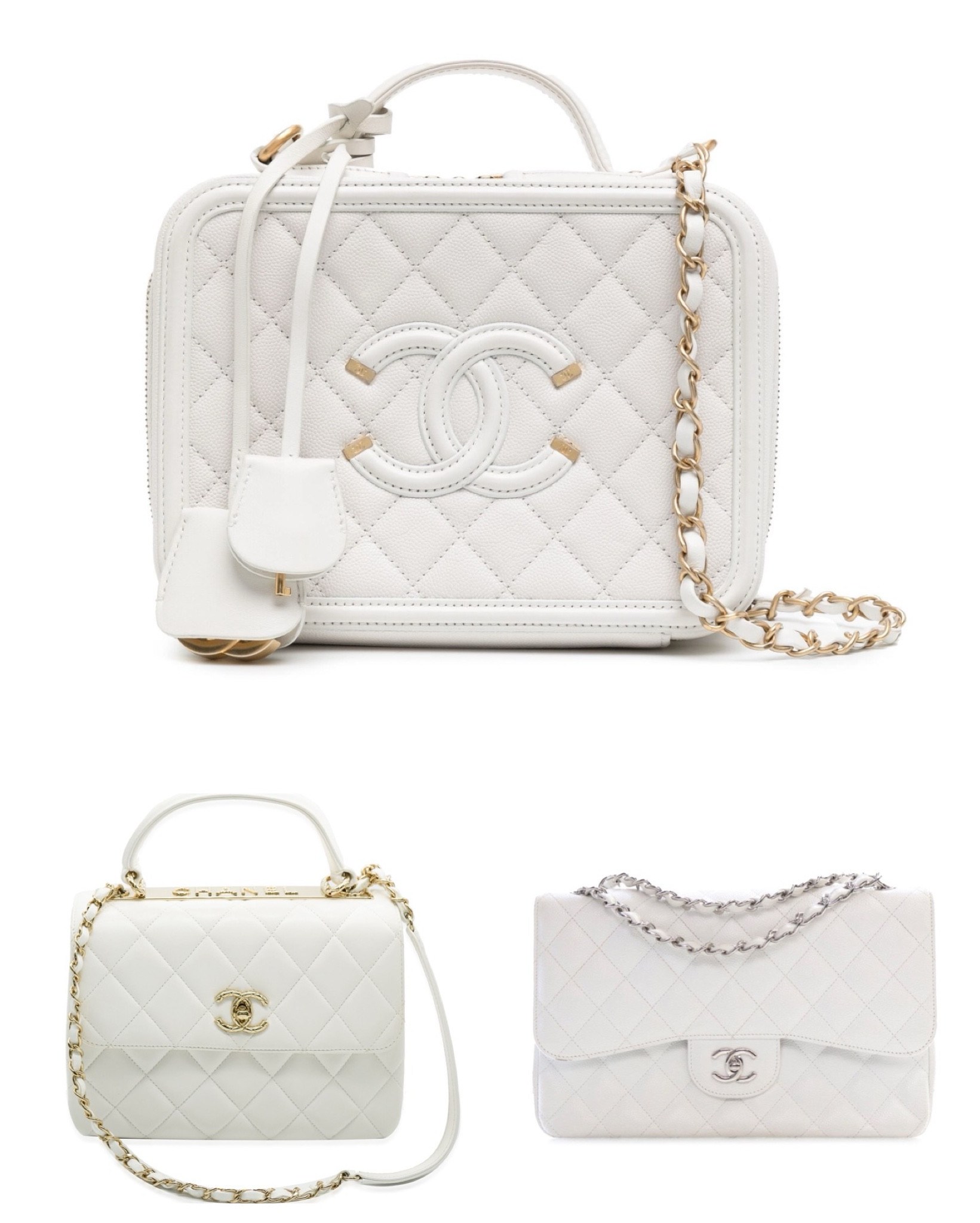 Lots of request for white Chanel bags.  These are previously loved and in great
Condition.  Shop sustainability products! 
By the way you can wear white leather all year round!  

#LTKItBag #LTKOver40 #LTKStyleTip