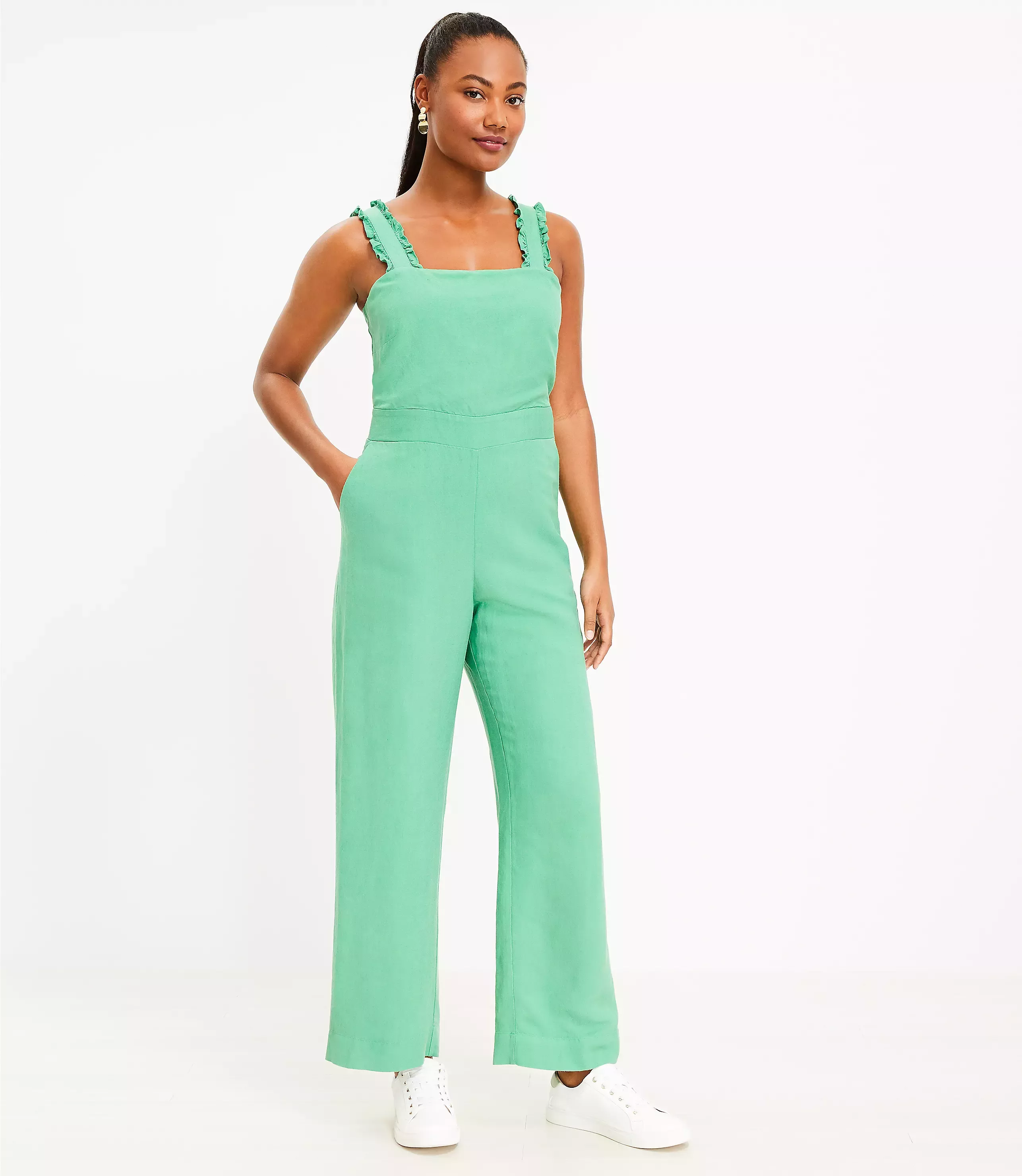 Loft chambray jumpsuit 2025