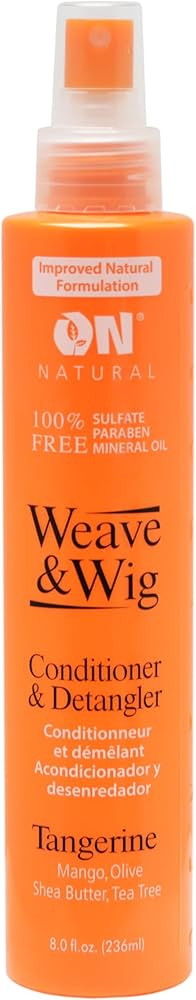 On Organic Premium Oil-free Weave & Wig Spray Tangerine, 8 Fluid Ounce | Amazon (US)