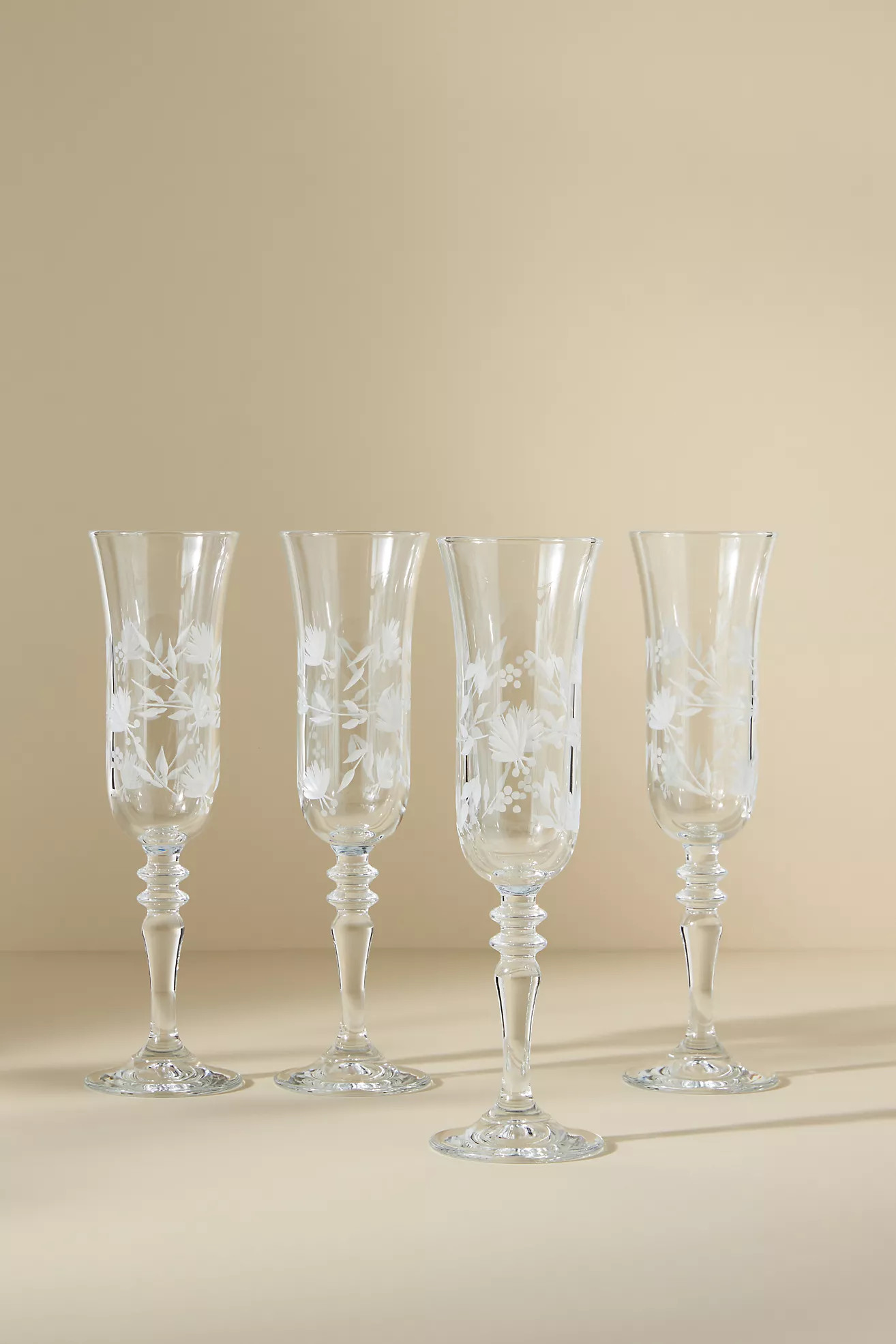 Sofia Flutes, Set of 4 | Anthropologie (US)